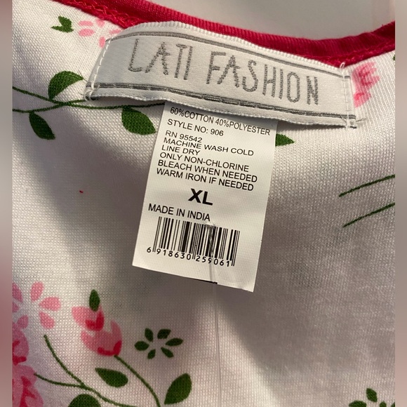 Lati Fashion sleeveless nightgown, size XL, NWT - Picture 2 of 3